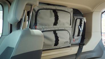 Felleisen Packtaschen T7 Multivan in grau - 4er Set für Fahrer- UND Beifahrerseite - langer Überhang